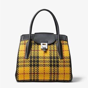 ISO - Michael Kors Bancroft Tartan Leather Satchel